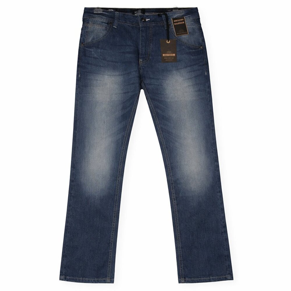 NWT IND INDUSTRIALIZE  Men’s Boot Cut Fit Medium Wash Blue Jeans Size 30R